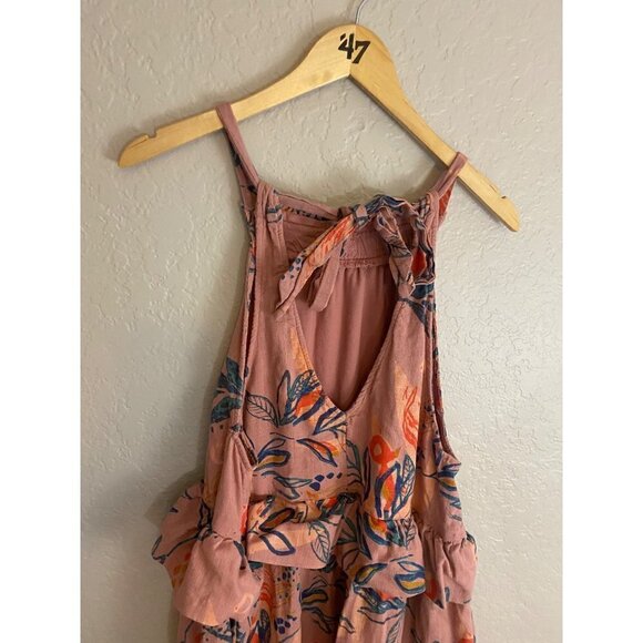 Free People Women's Anita Tropical Printed Maxi Dress - Medium - Picture 4 of 14